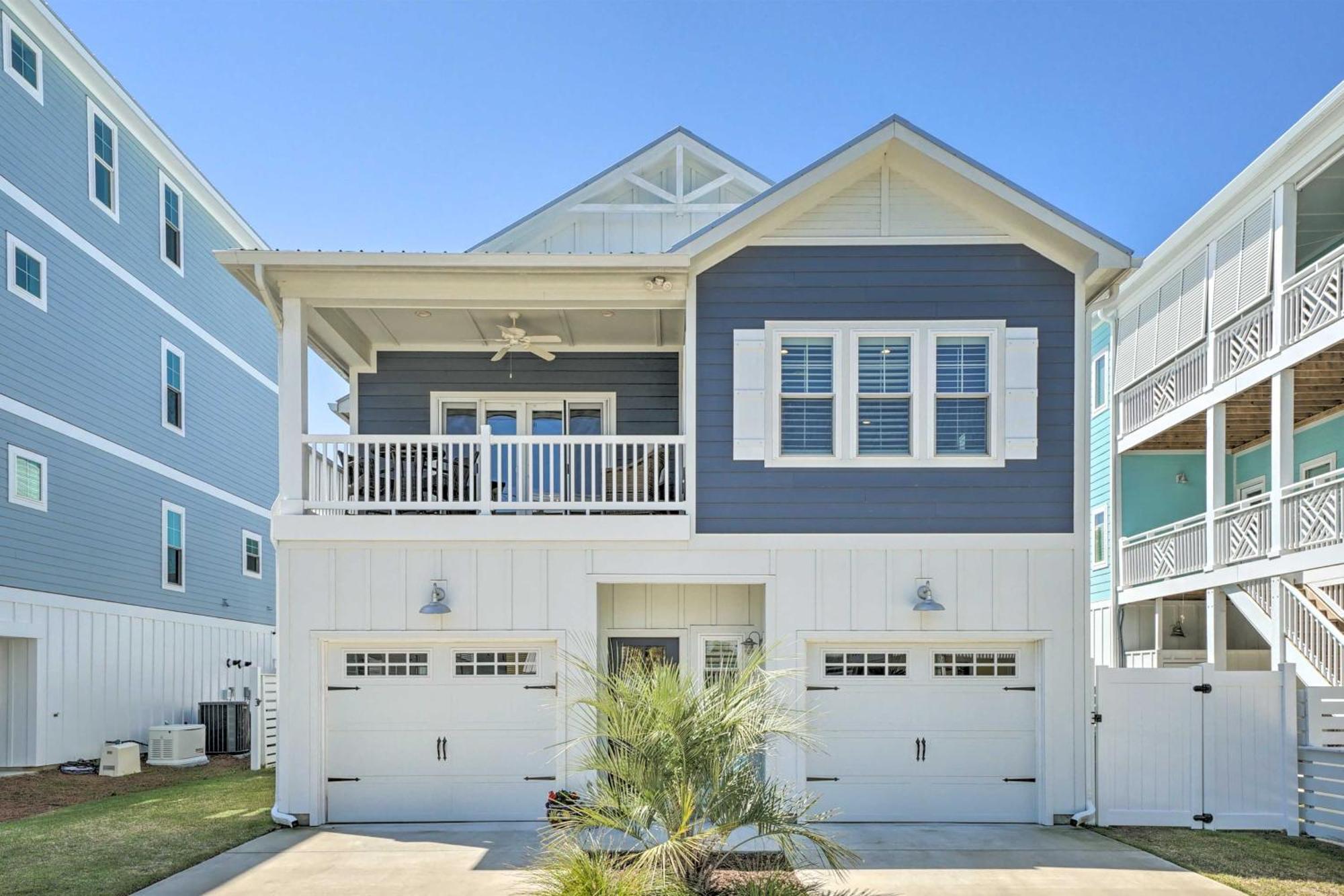 Bright Coastal Abode With Porch And Beach Access! 캐롤라이나비치 외부 사진